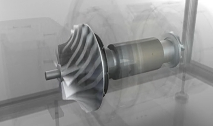 高速渦輪風機(熔噴風機)空氣軸承